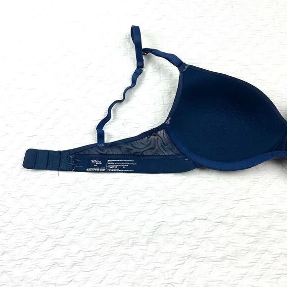 BUY 1 GET 1 FREE Secret Treasures 34B dark navy blue demi comfortable every day - Picture 4 of 9